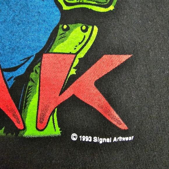 Vintage 1993 Men's Remote Control Freak Tank Signal Artwear USA Made Large - Picture 3 of 7